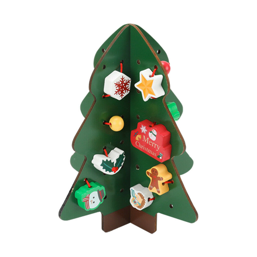 Beaded Toys Christmas Trees Stringing Christmas Trees Decoration Children