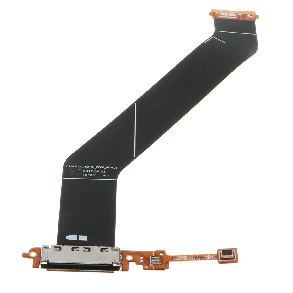 Charging Port Flex Cable for   Note 10.1 N8000 Replacement Parts