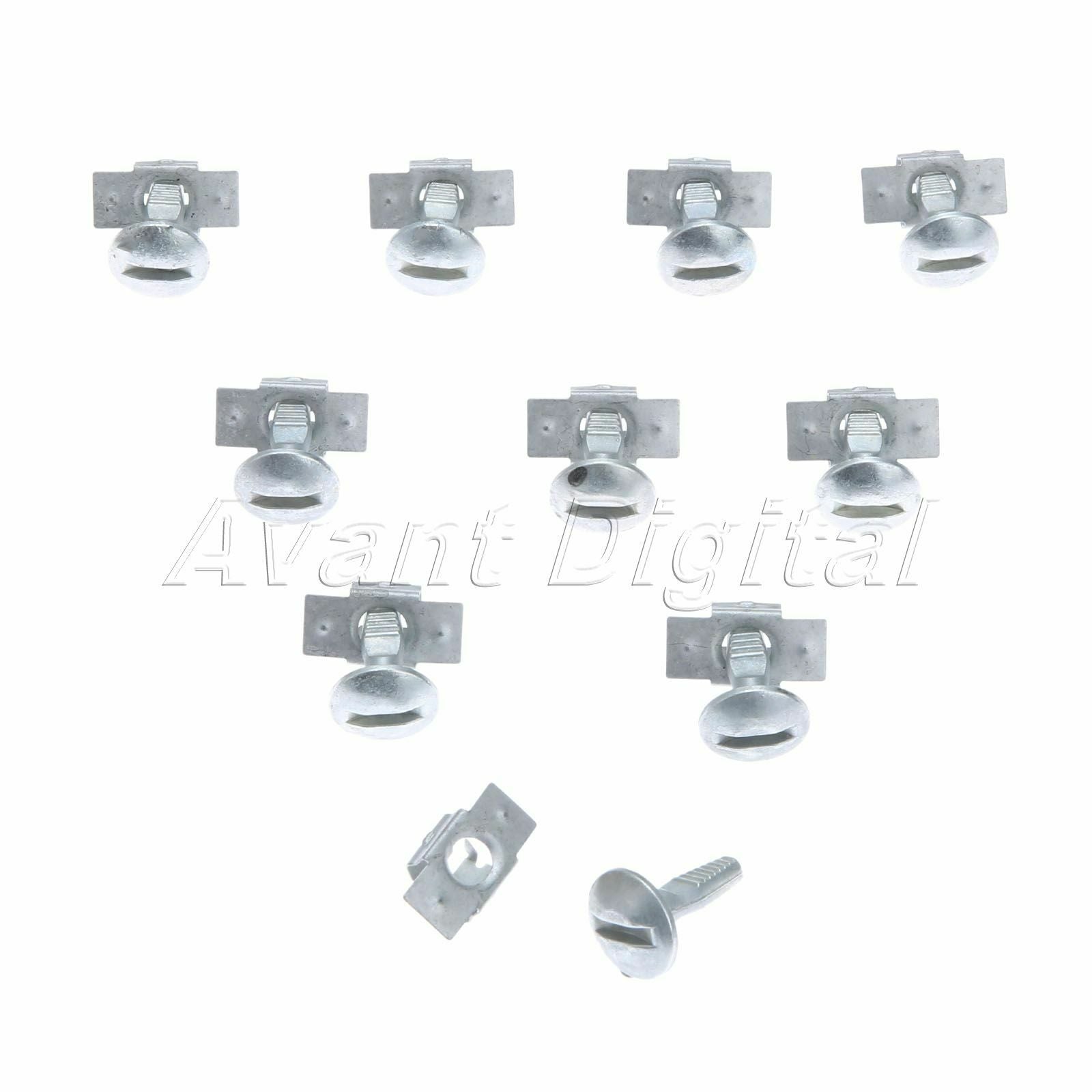 10 Set Fasteners Engine gearbox plate screw clip fit for Citroen C5 C-Quatre