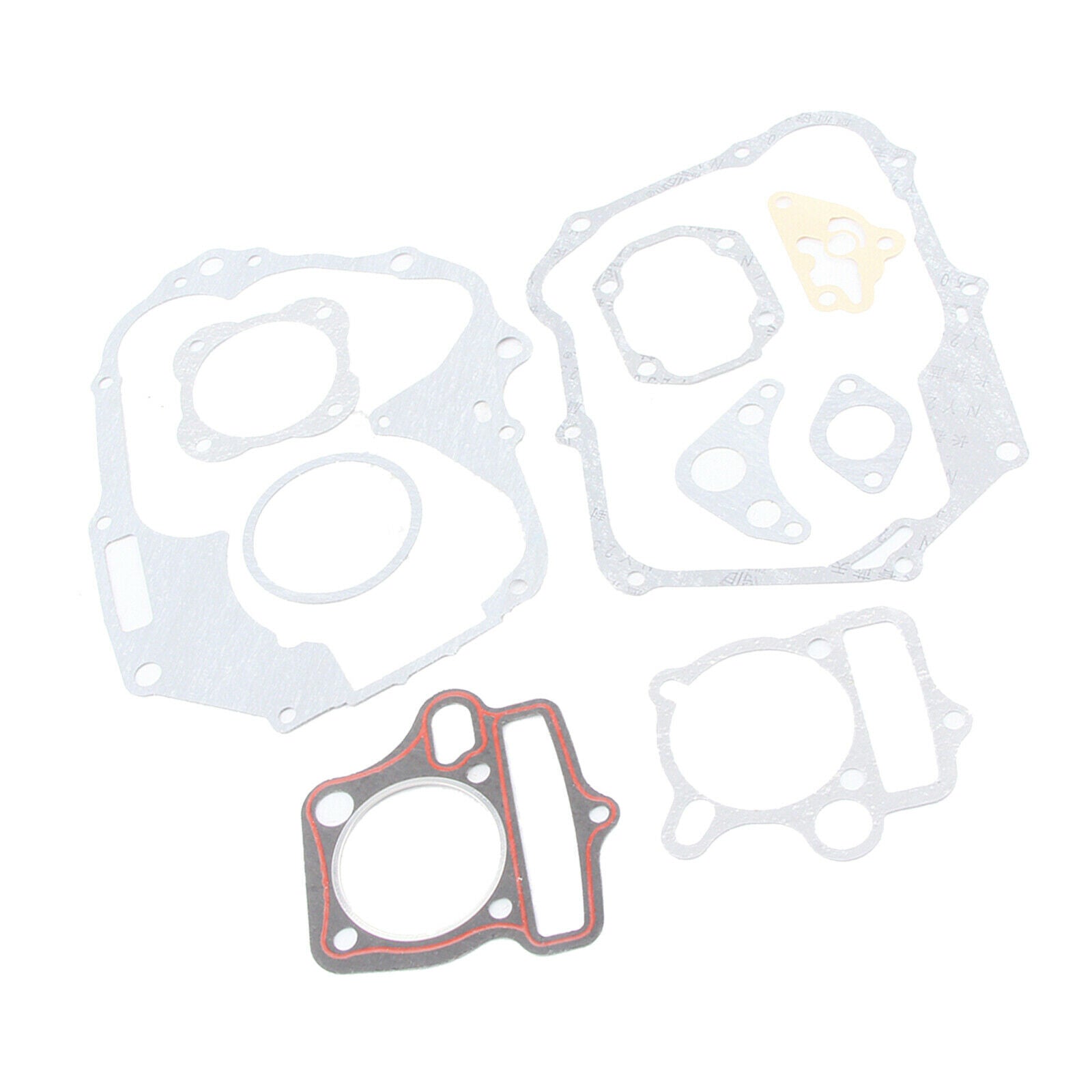 Complete engine cylinder gasket set for Chinese 125cc Lifan motorcycle
