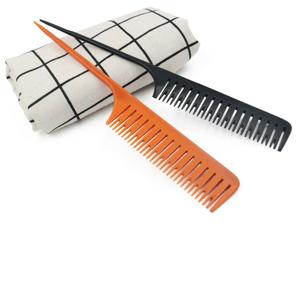 Highlight comb, professional, 25.5cm Sectioning Weave Foiling Comb Brown