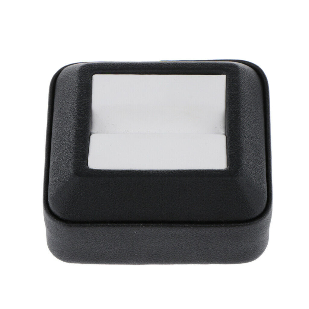 Portable Gem Genstones Display Box Case Rings Jewelry Holder Organizer 55mm