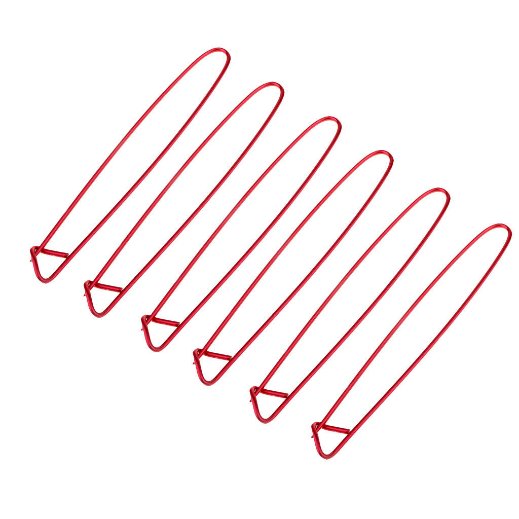 6x Alloy Knit Knitting Needles Stitch Holders Safety Pins Crochet Hooks 20cm