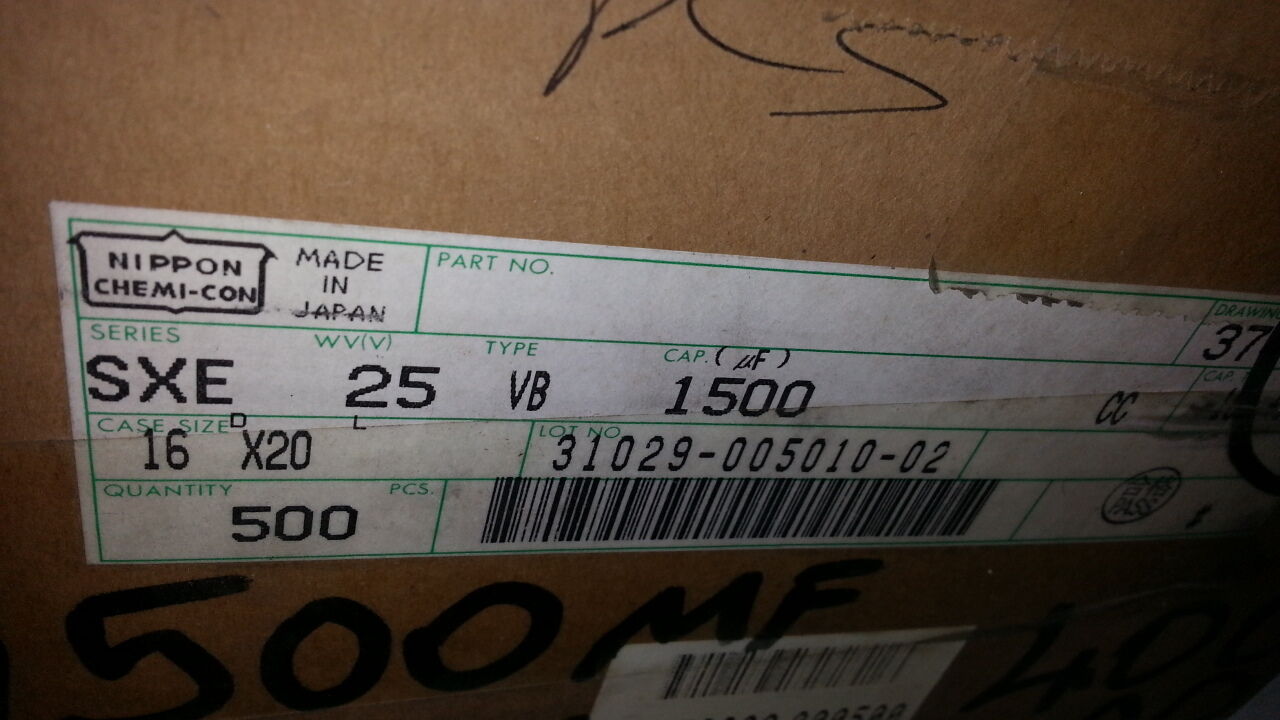 50pcs NOS NIPPON SXE JAPAN 1500UF 25V LOW ESR CAPS FOR AUDIO 105C !