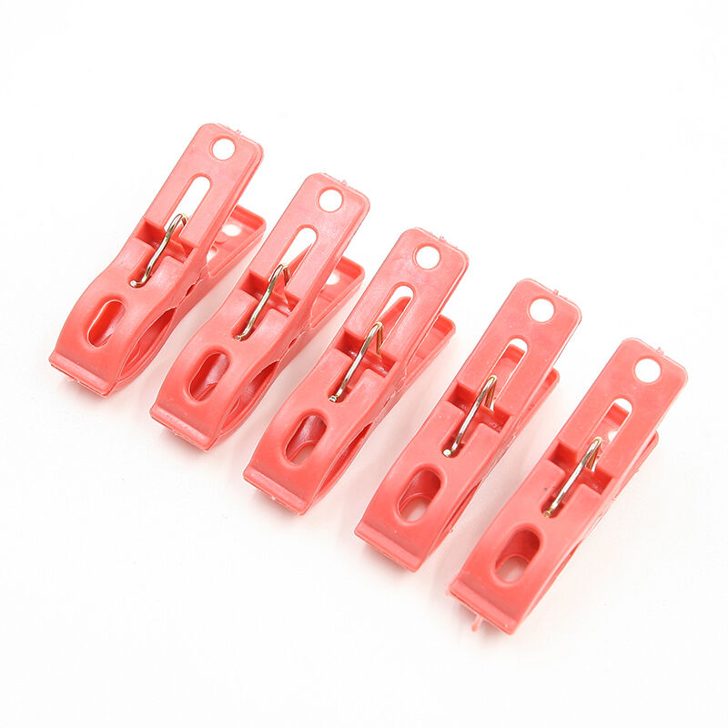 20x Heavy Duty Plastic Laundry Clothes Pins Color Hanging Pegs Clips   DD