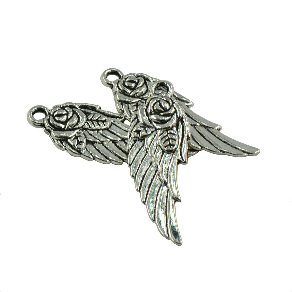 30Pcs Angel Key Pendant Charms Bead Jewelry Decoration for Necklace