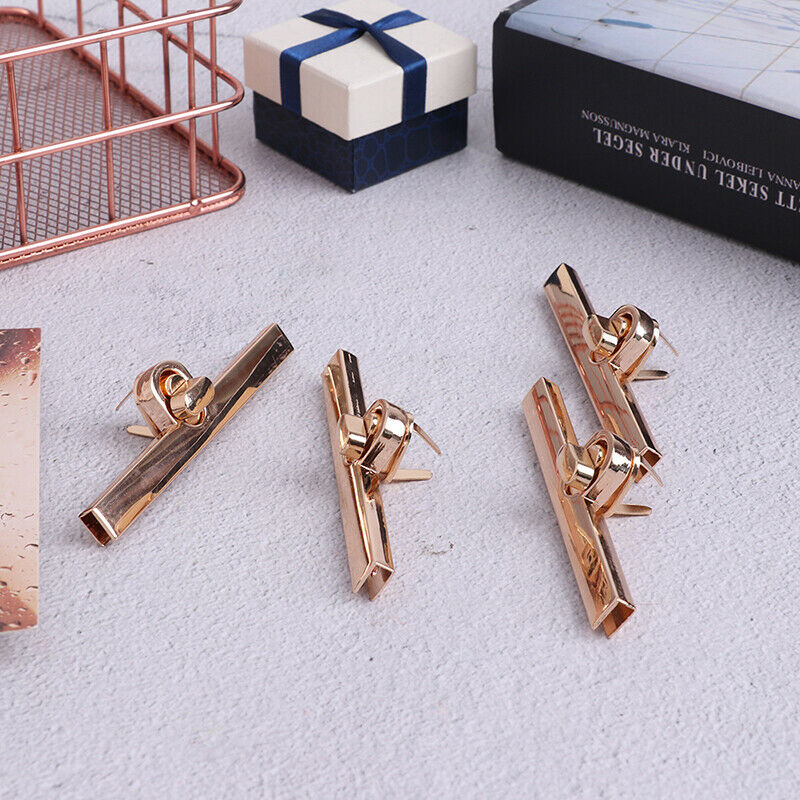 Metal Clasp Turn Locks Twist Lock For DIY Handbag Purse Lock Switch Fitti.l8