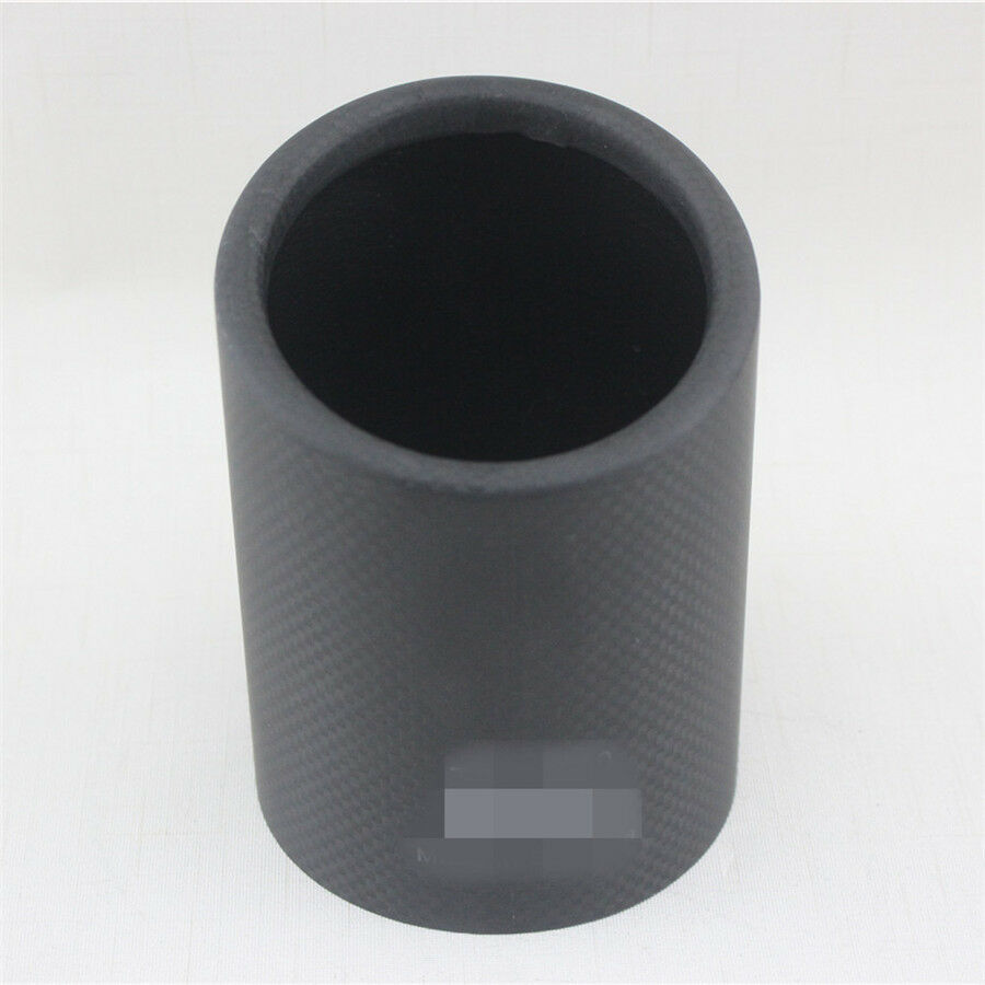 Universal 1 X 89mm Real Carbon Fiber Exhaust muffler tip  Pipe Tip Cover Matte