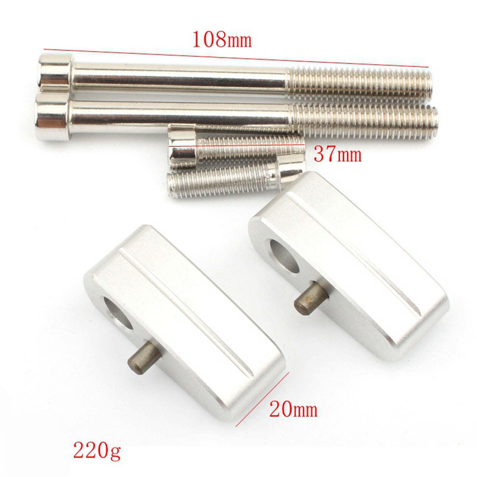 1 Pair Motorbikes Handlebar Riser for BMW R nineT 14-20 Urban G/S 2018-2020