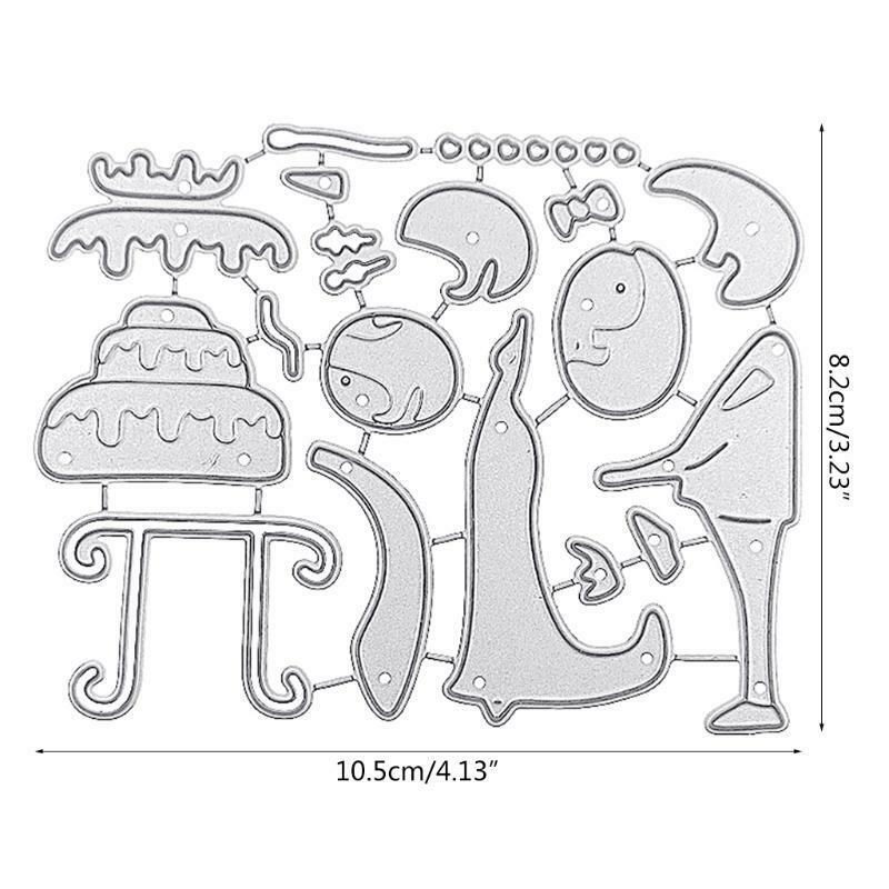 Bride Groom Metal Cutting Die Stencil DIY Scrapbooking Album Paper Card Template