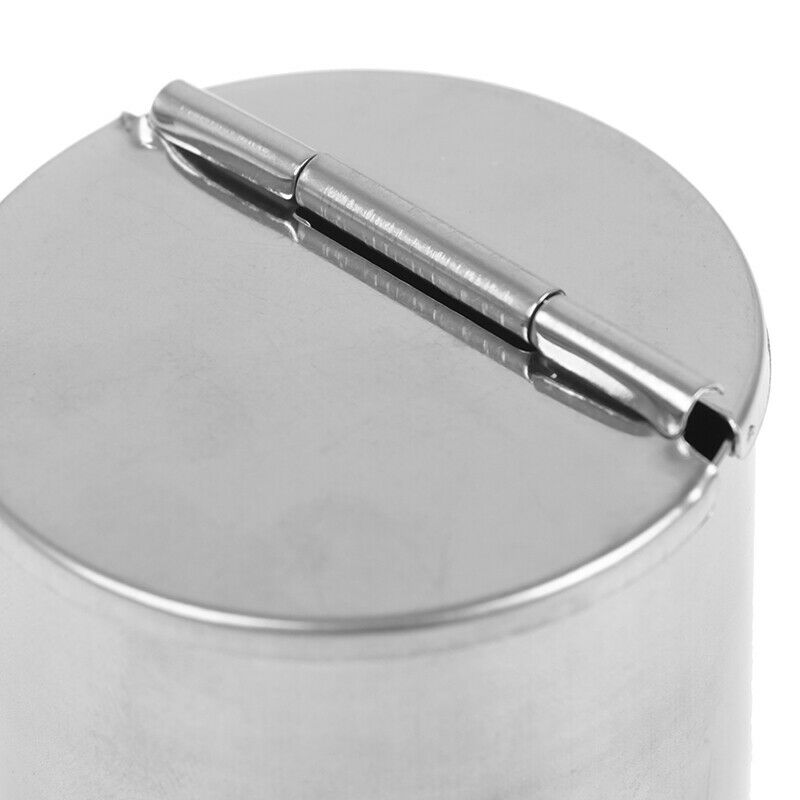 5*5cm Stainless Steel Dental Cotton Tank Alcohol Disinfection Jar Half ClamDEAU