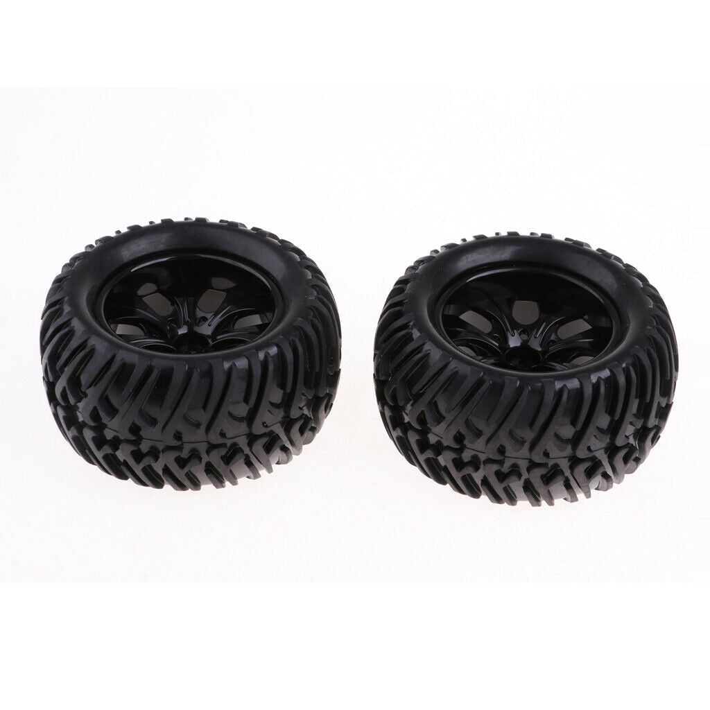 4Pcs 1/10 Wheel Rims & Tires 12mm Hex for 1:10  Short Course Truck