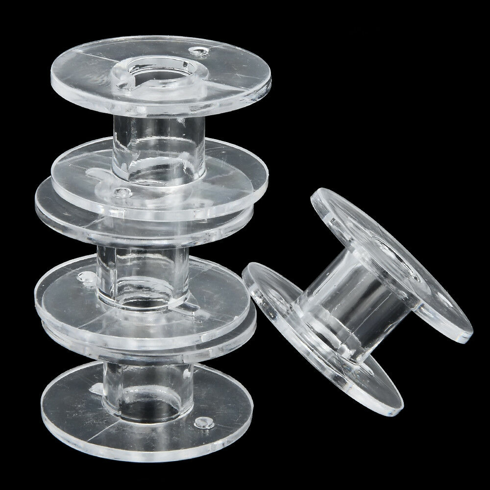 20X Plastic Empty Bobbins Sewing Machine Spools Home Sewing Machine Accessories