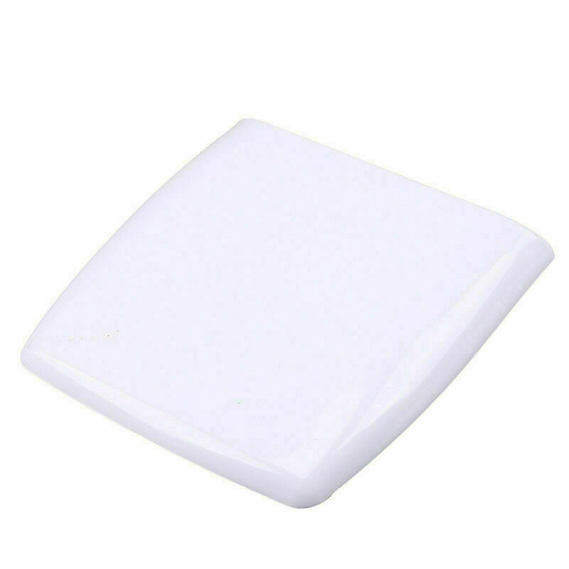 Universal Car Truck Air Flow Intake Hood Scoop Vent Bonnet White Decor Cover