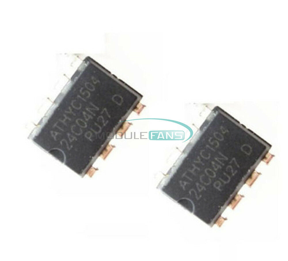 5PCS AT24C04N AT24C04N DIP-8 IC AT24C04 EEPROM 4KBIT 400KHZ IC
