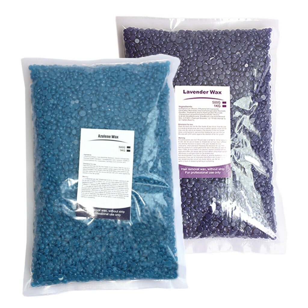 2Pcs Hard Wax Beans Hair Removal Depilatory Chest Bikini Body Waxing Beads