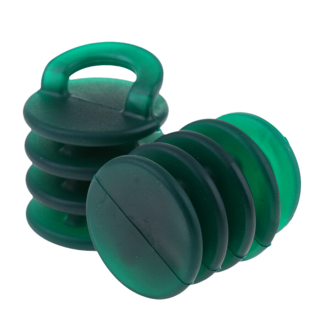 2X 2 Pieces Kayak Boat Canoe Scupper Stoppers Drain Holes Plugs Small Green