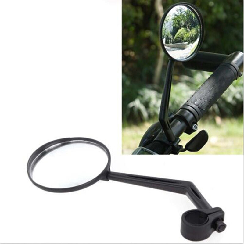 Black For Handlebar Motorcycle Bicycle Side Rear View Rearview Mirro.l8