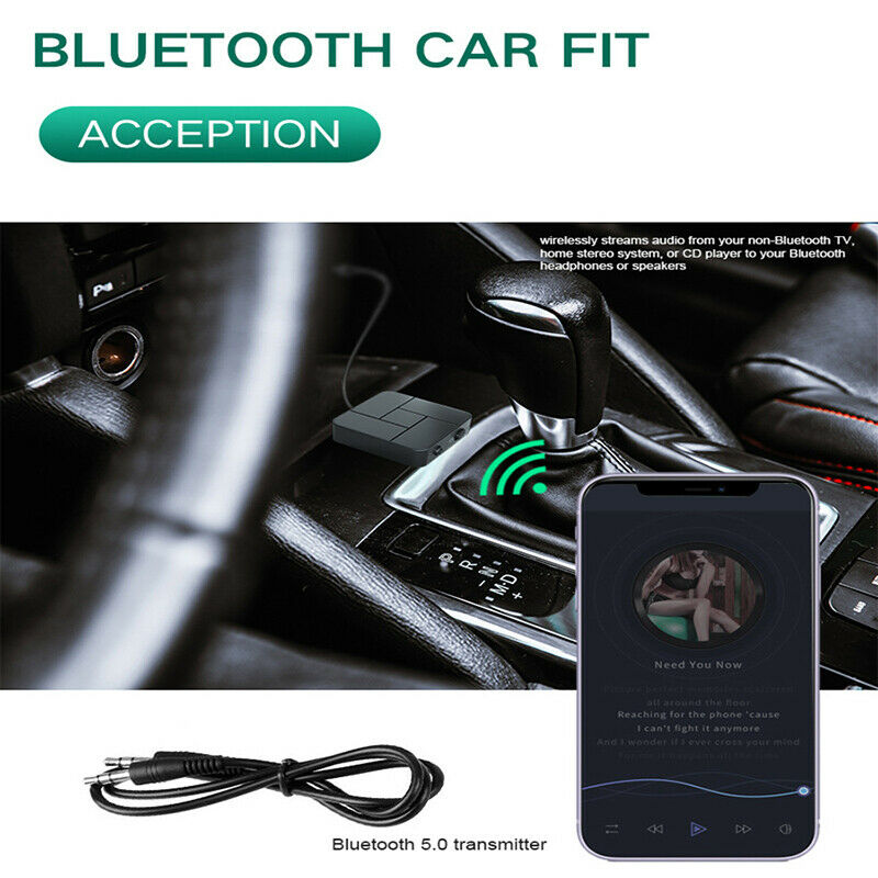 Bluetooth 5.0 Audio Receiver Transmitter 3.5MM Aux USB Stereo Wireless AdaptBDA