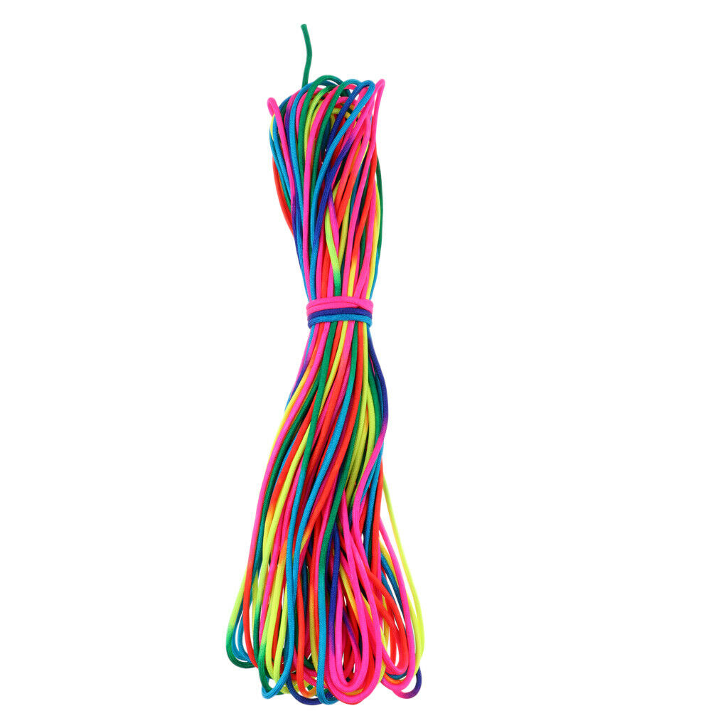 Rainbow Paracord Climbing Rope Parachute Cord Sports String 7 Inner Core Strand