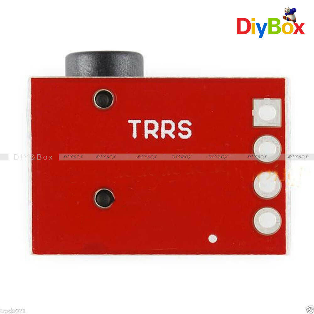3.5mm Jack TRRS Breakout Headphone Video Audio MP3 Jack Professional
