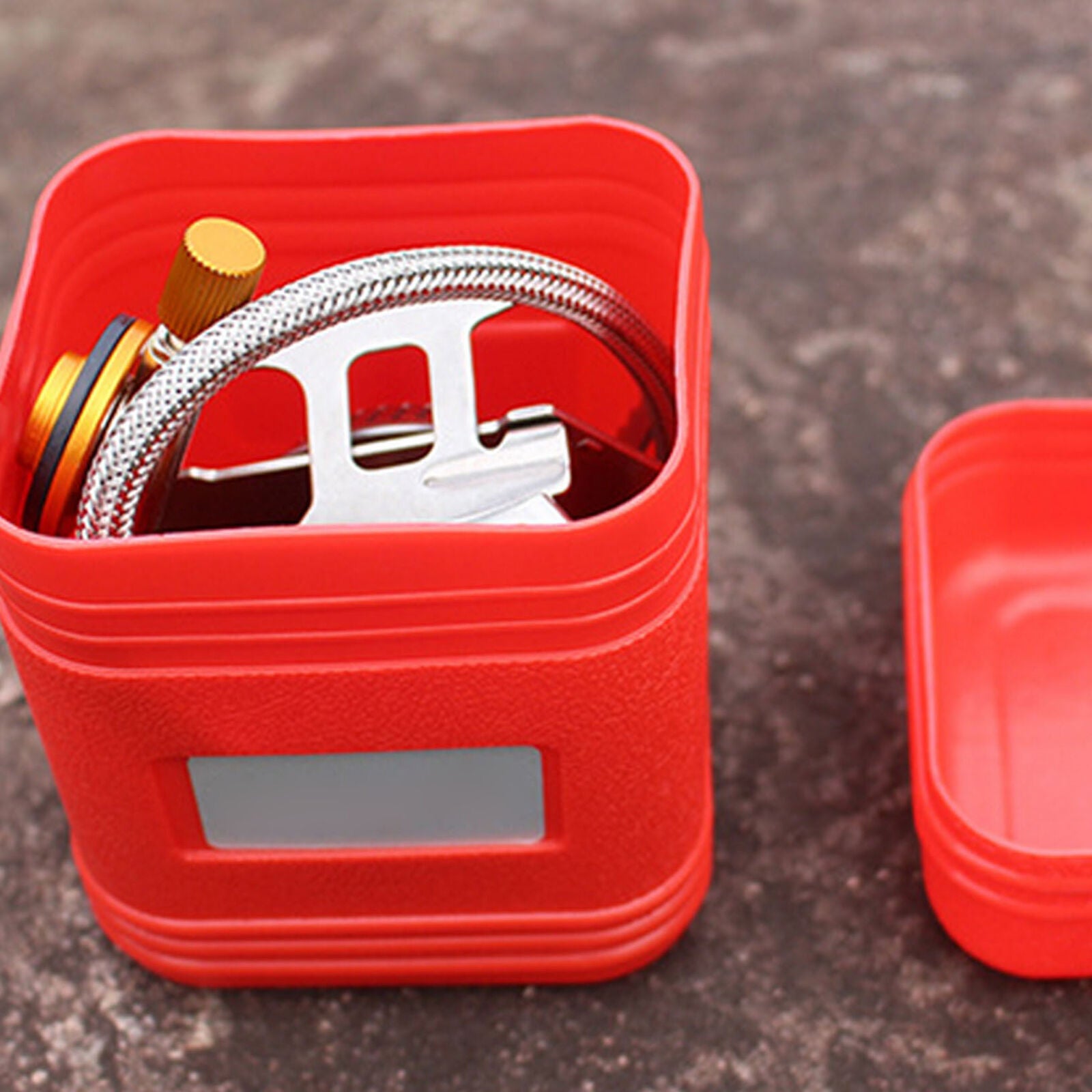 3500W Portable Outdoor Picnic Gas Burner Foldable Camping Mini Steel Stove +Case