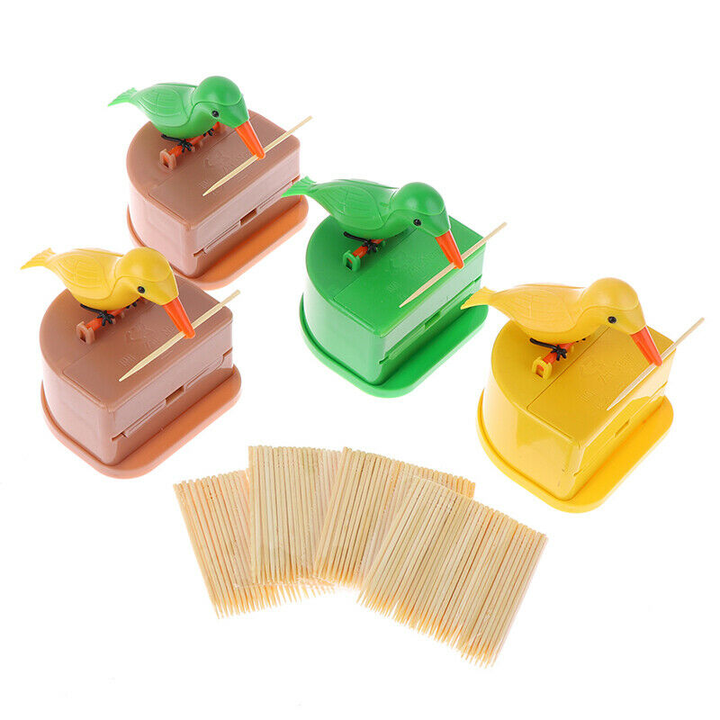 Toothpick Holder Dispenser Bird Table Decoration Toothpick Box *.l8