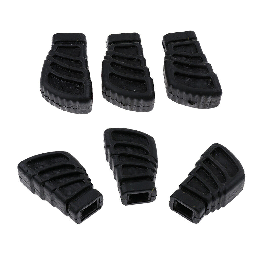 6pcs Drum Rack Rubber Feet Pad fits Single Braced Drum Hardware Cymbal Stand