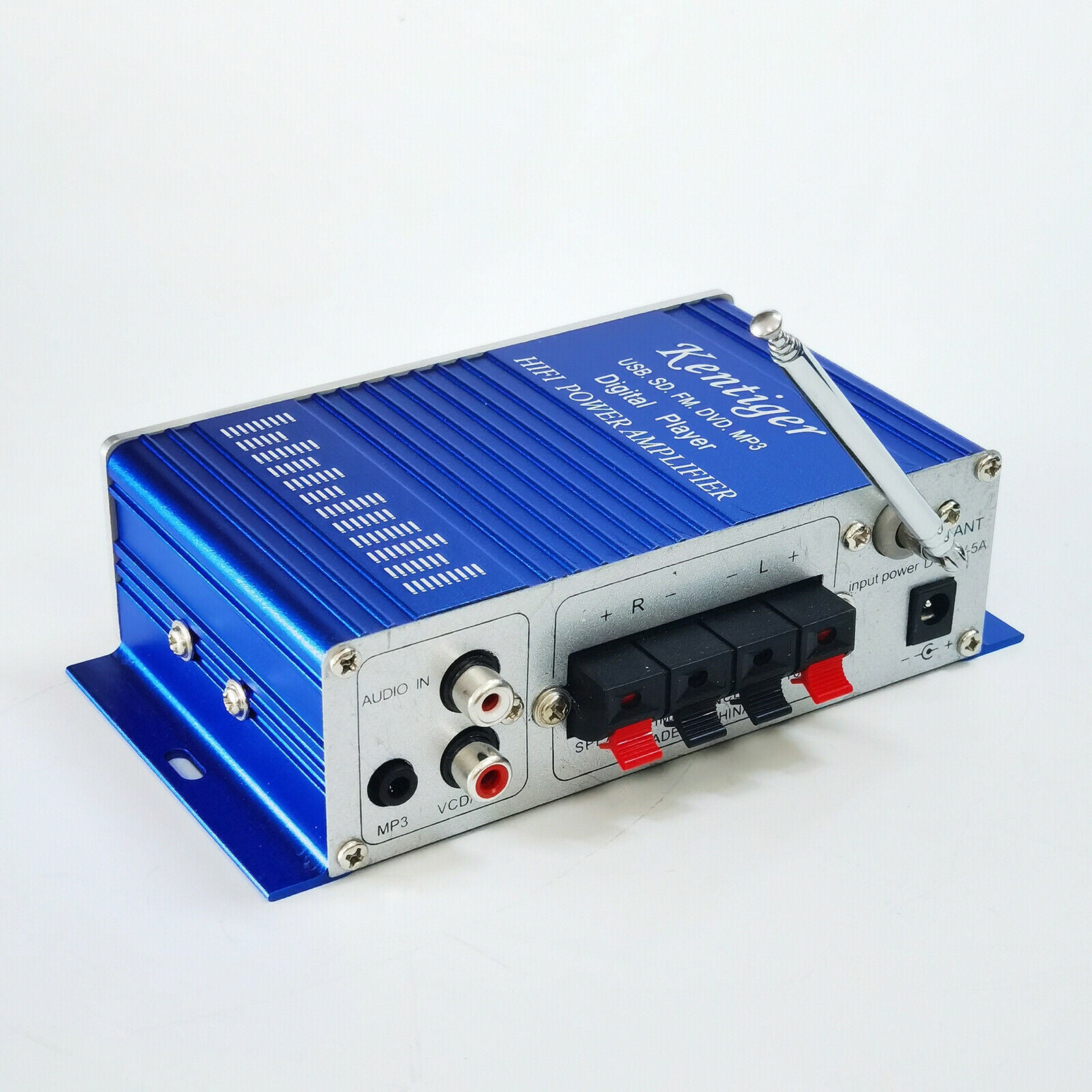 Car Hi-Fi Stereo Amplifier 200W 2CH Booster FM Radio SD Card MP3 USB