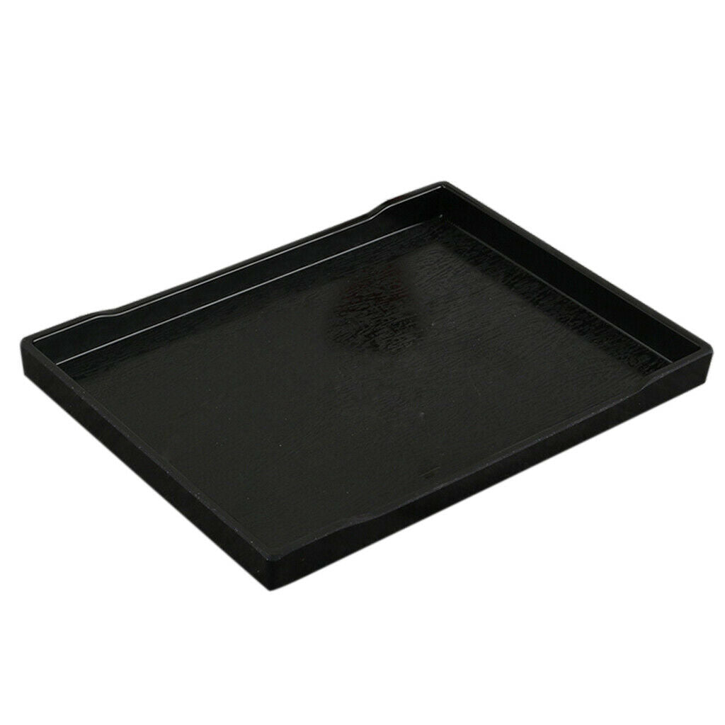 Modern Serving Tray Large - Plastic Coffee Table Tray, Rectangle Breakfast,