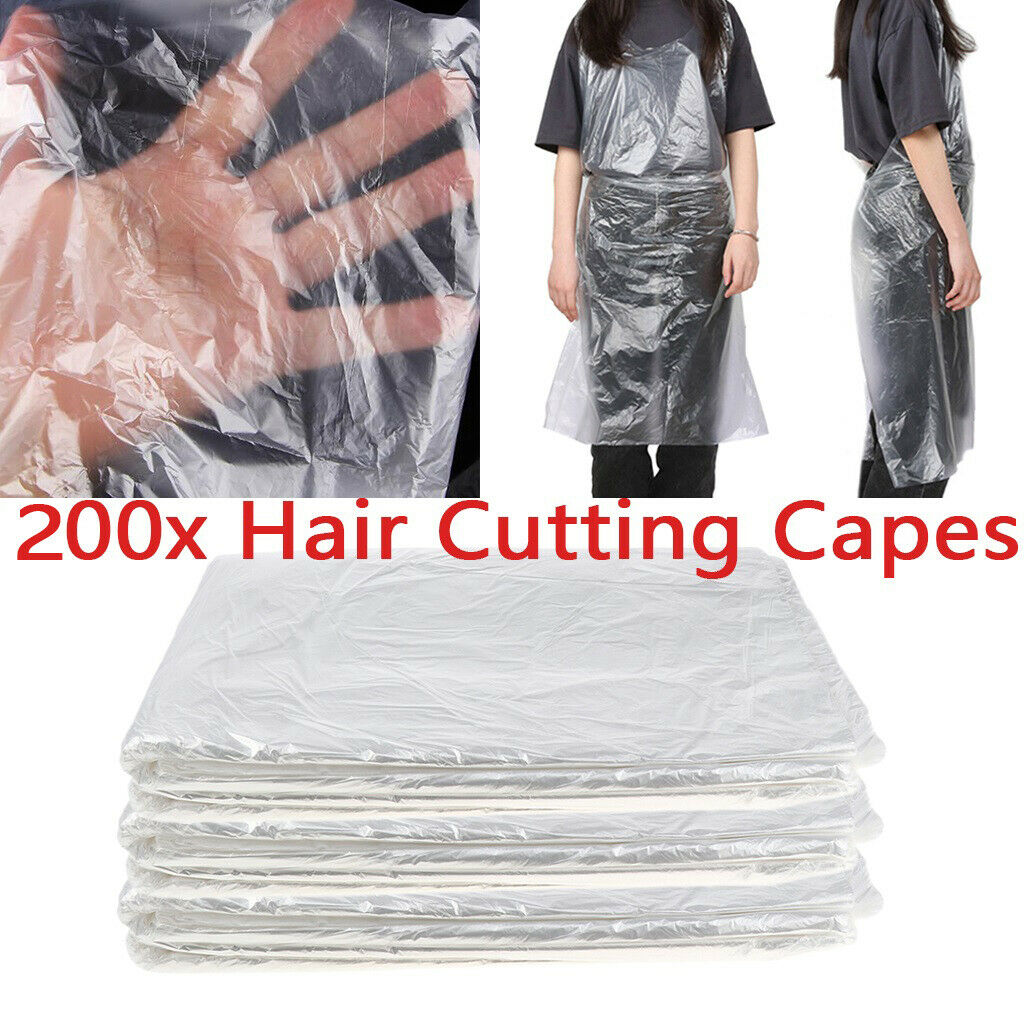 200x Disposable Salon Hair Cutting Capes Gown Barber Shop Apron 36 x 50 in.