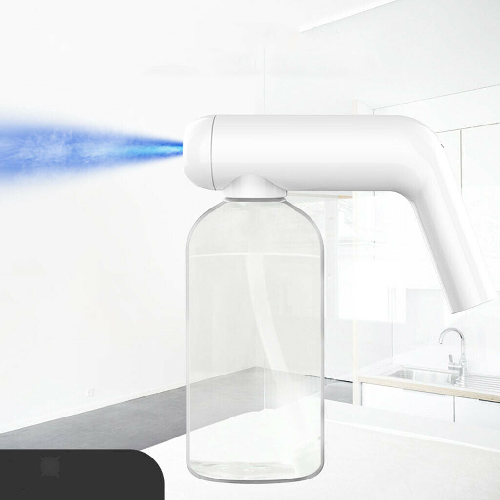 Handheld Portable Nano Sanitizer Spray Fogger Blue Light for Home Office Car
