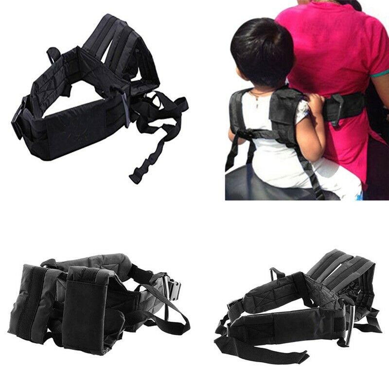 Motorcycle Seat Kids Safety Harness Strap Back Support Belt Protective Gear