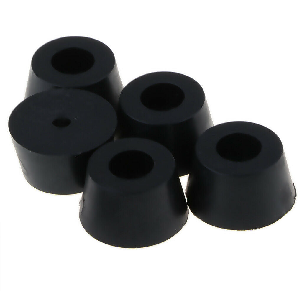 5 Pcs Rubber Feet Bumpers Amplifier Amp Speaker Cabinet Leg Foot Pads 12x21mm