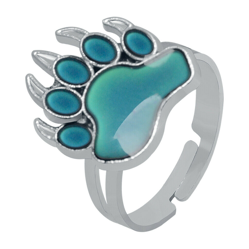 Creative Claw Shaped Mood  Women Men Emotion Color Changing Finger  Gift