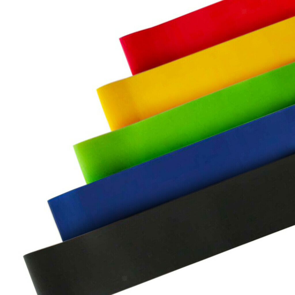 5 Pieces Indoor Resistance Band Loop Pull Ups Gym Fitness Mobility Rehab