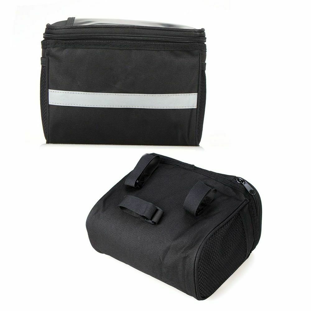 Basket Pouch Bicycle Handlebar Bag Cycling Bags Front Tube Pannier Bike