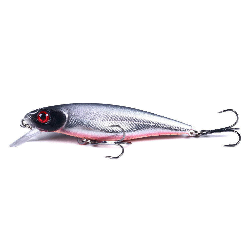 10pcs/set 8.8cm/9.2g Trolling Bait Minnow Fishing Lure Bass Crankbait Saltwater