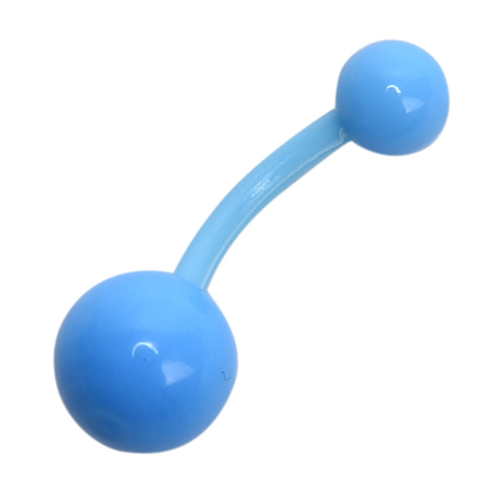 12pcs Flexible Navel Bar Barbell Rings Mixed Belly Button Piercing BodyJ Tt