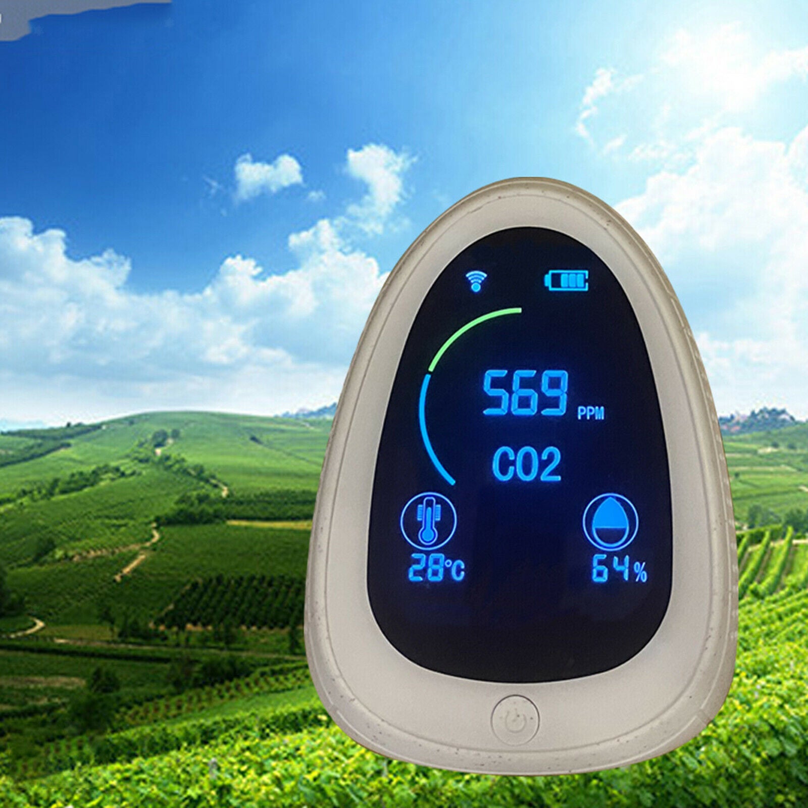 3in1 CO2 Detector Air Quality Detector Temperature Humidity Sensor Tester