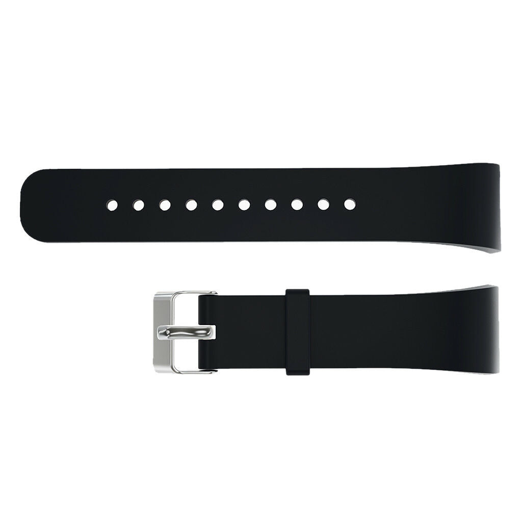Silica Wrist Band Bandage Strap Bracelet For   Gear Fit2 Watch Black
