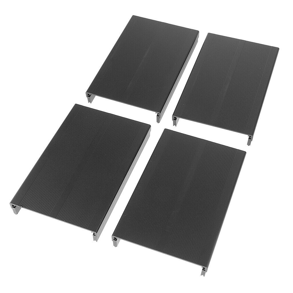 2Pcs Aluminum Enclosure PCB Cooler Box Case DIY for Projector 97x40x150mm