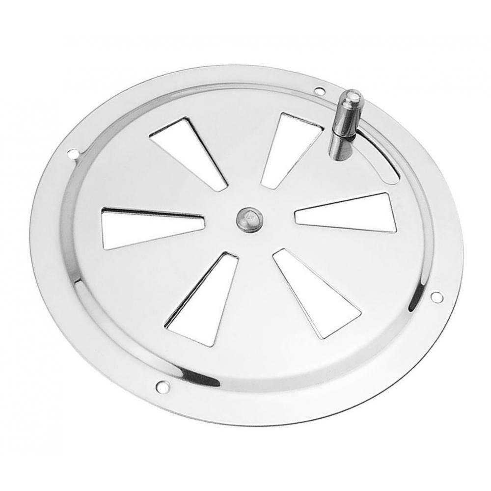 Universal ventilation grille, stainless steel, round Φ 128 mm ventilation