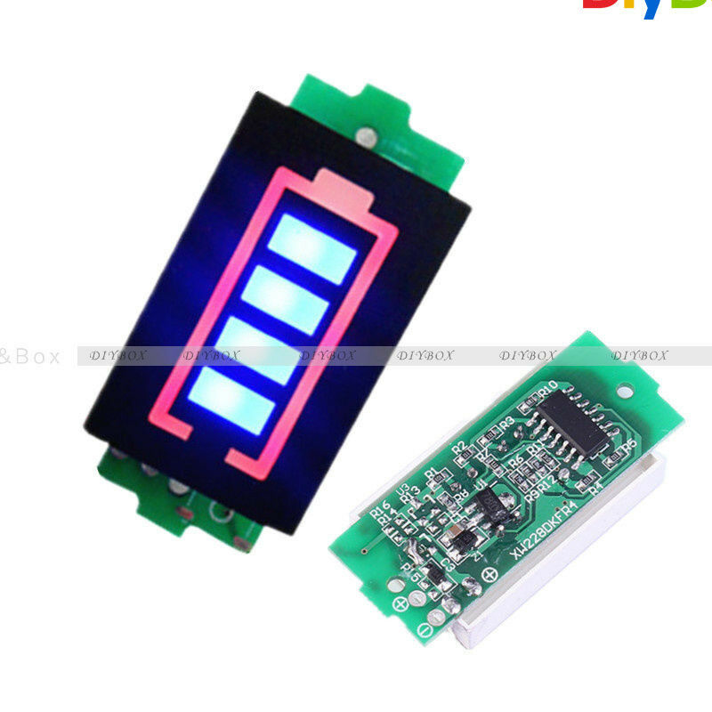 1S Lithium Battery Capacity Indicator module 4.2V Dispaly Power Vehicle Tester
