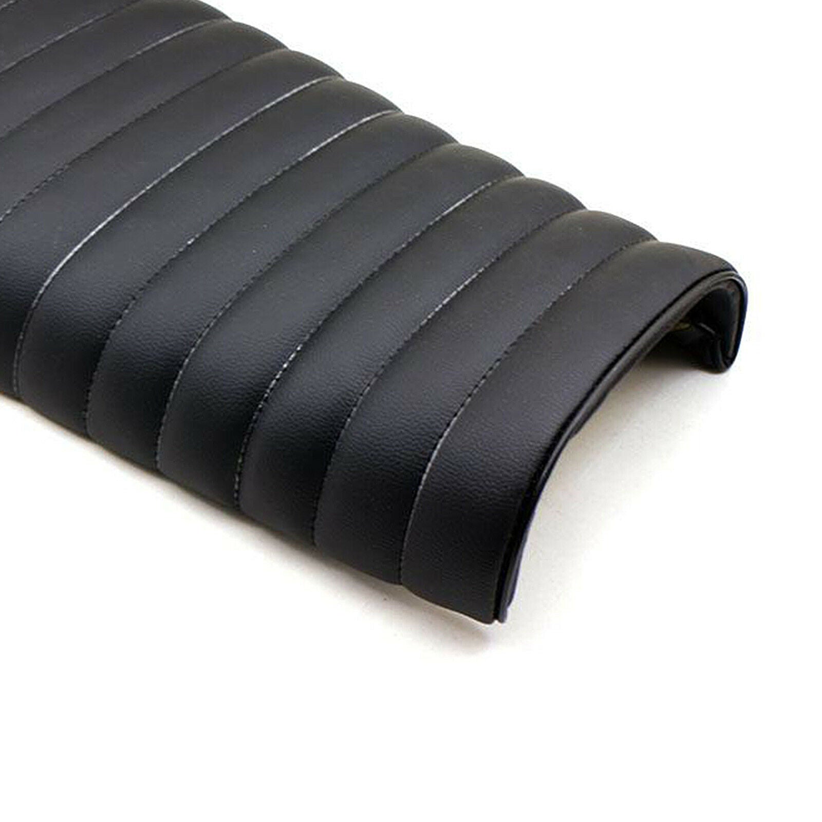 Soft Leatherette Motorcycle Flat Seat Saddle Cushion for Cafe Racer High quality