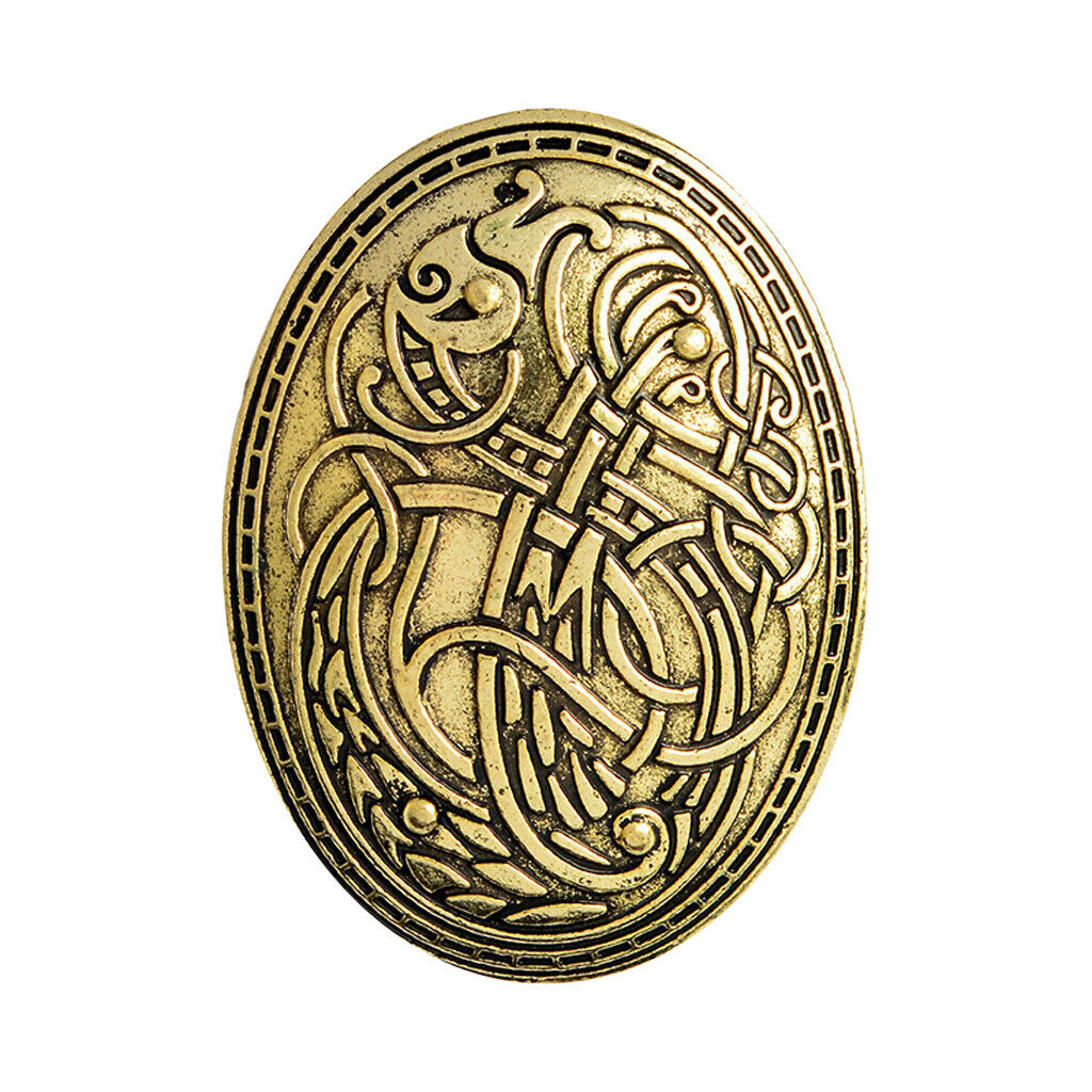 10 Pack Viking Norse Brooch Ancient Scarf Jewelry Clothing Brooch Pin Buckle
