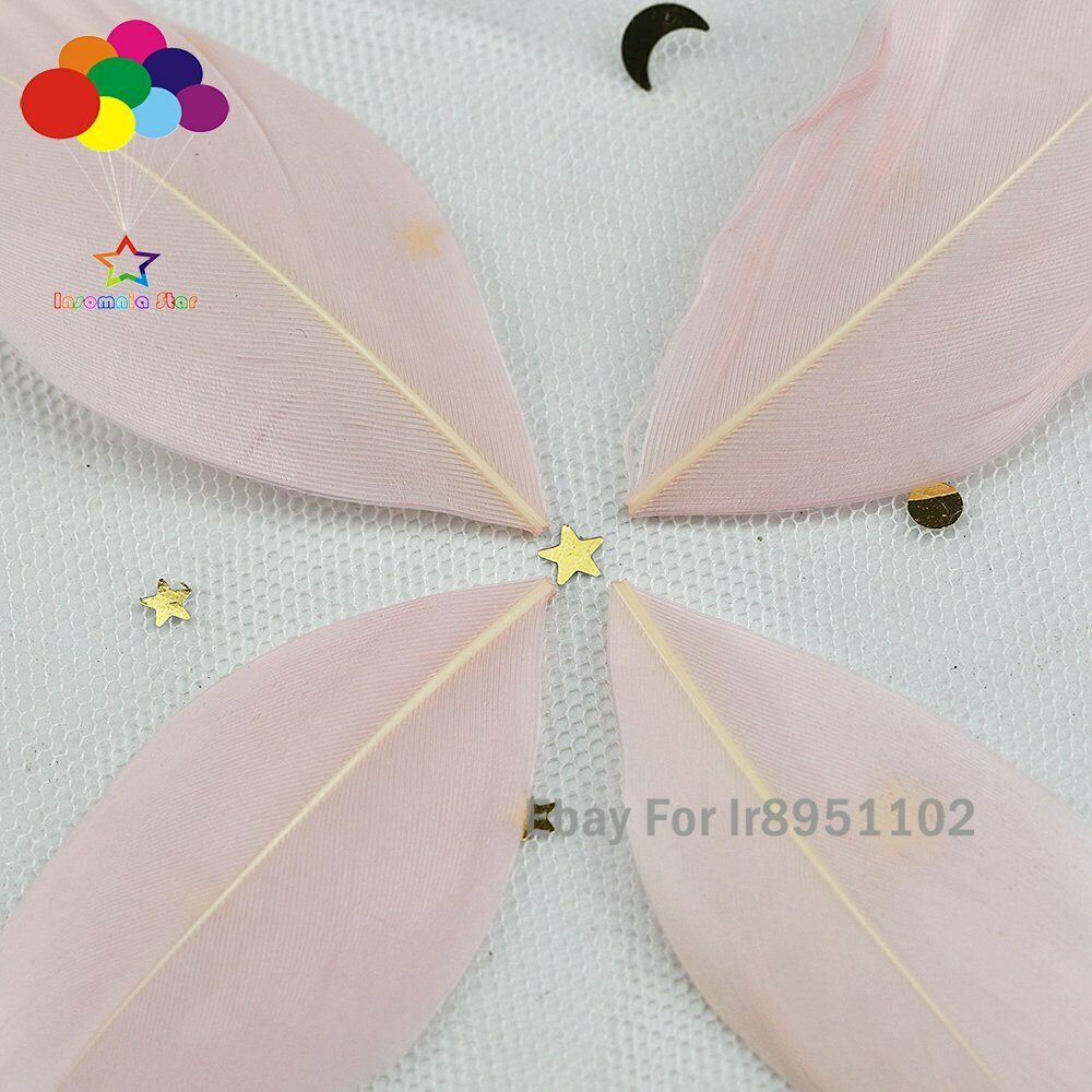 100pcs/lot Light pink loose Feather Natural Goose feathers For Crafts DIY New