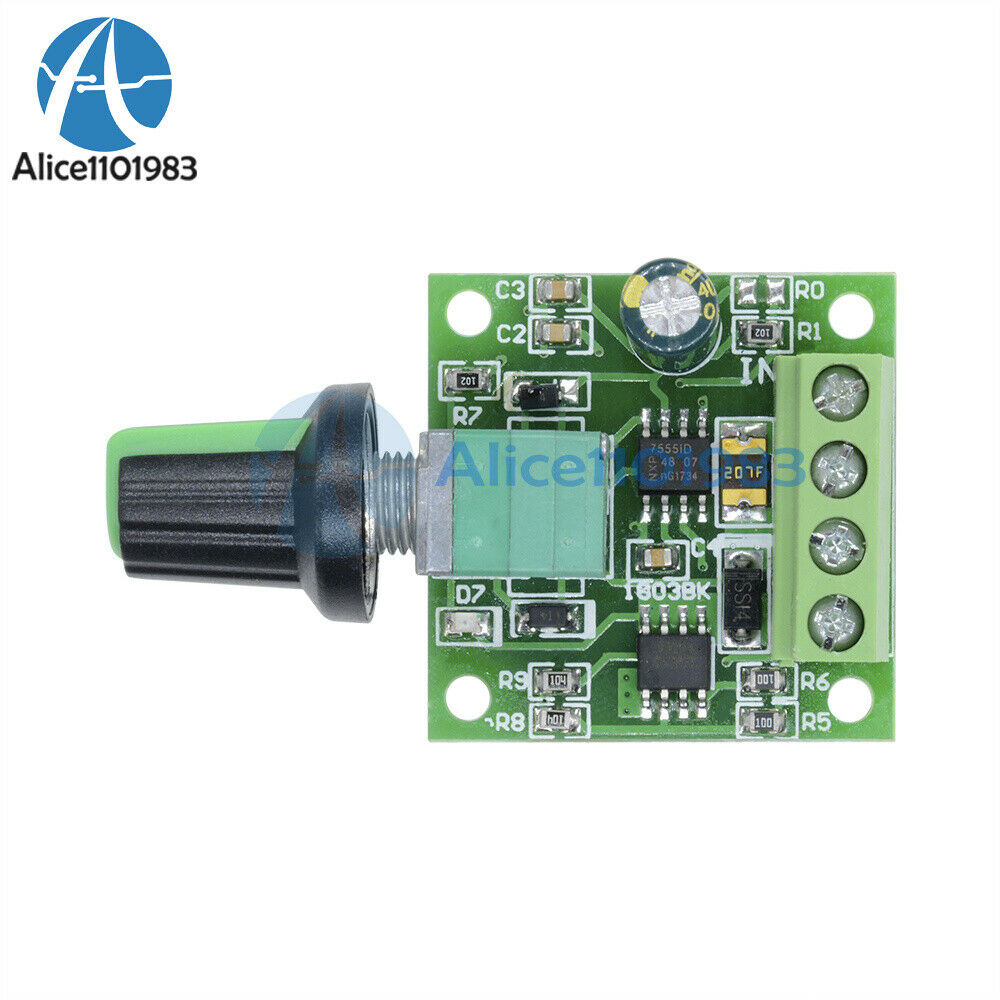 5PCS 2A Motor Speed Switch Controller PWM 1803BK+self-recovery Fuse DC 1.8V-15V