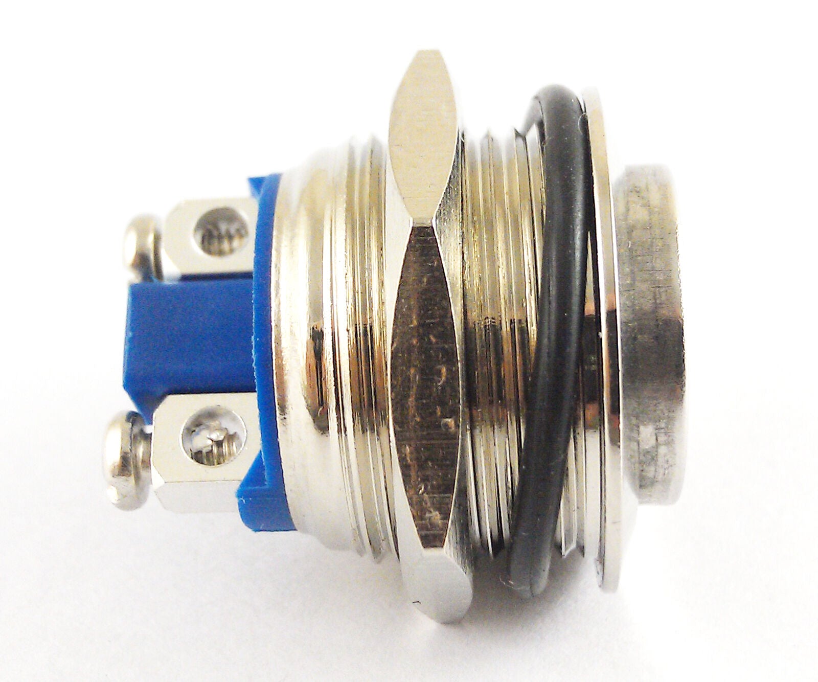 10pcs High Metal Flush Push Button Momentary Horn Waterproof Switch 19mm QN19-A3