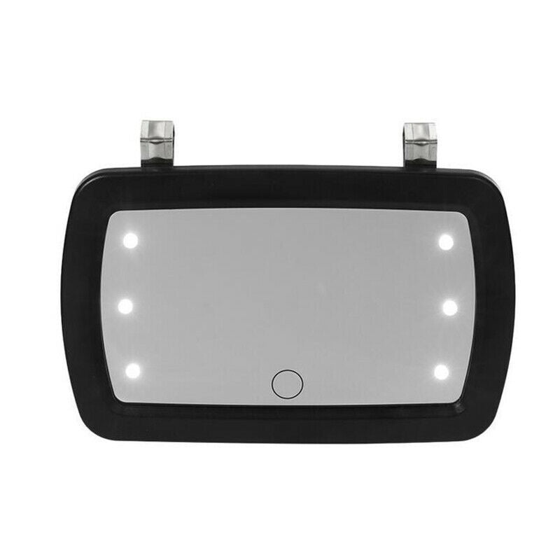 Finger Touch Switch Car Sun Visor Sun-shading LED Make-up Mirror Cosmetic Mirror
